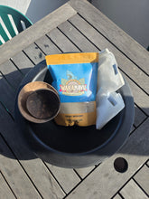 Load image into Gallery viewer, Wakanavu 15 inch Tanoa bowl, bilo's, strainer and Savusavu White Lewena.